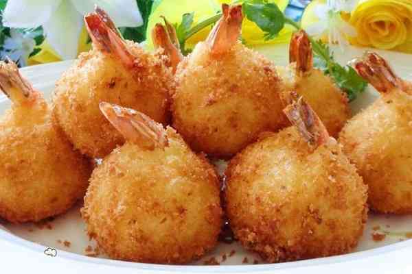 Fried Shrimp With Cheese