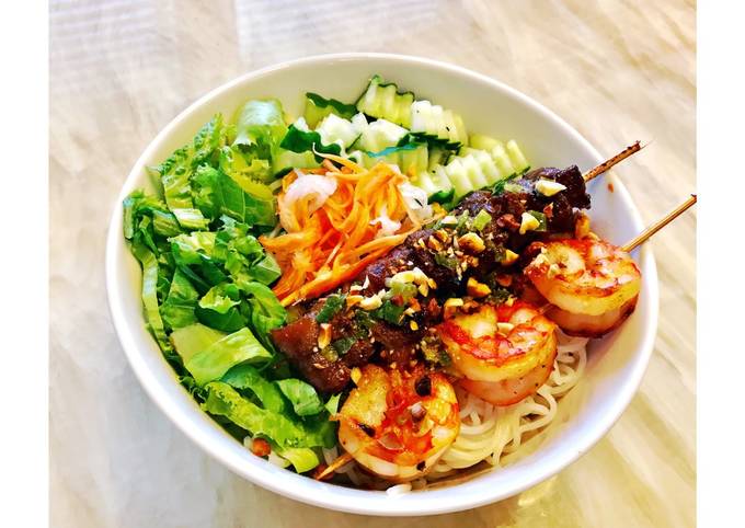 Spicy Shrimp Vermicelli