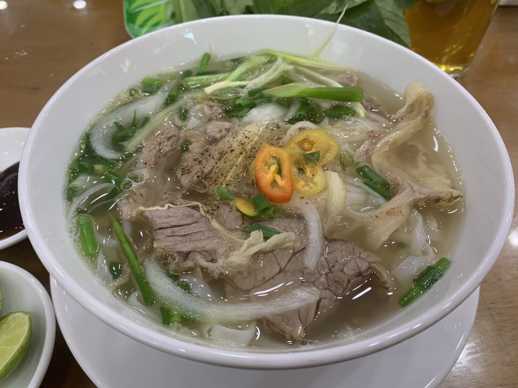 Well done brisket pho